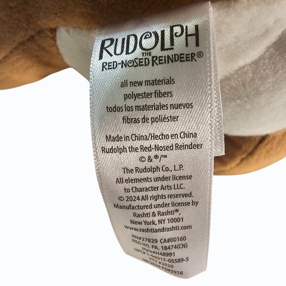 Rudolph The Red Nosed Reindeer Plush 10 in Light Up Musical New with Tags - Picture 9 of 10